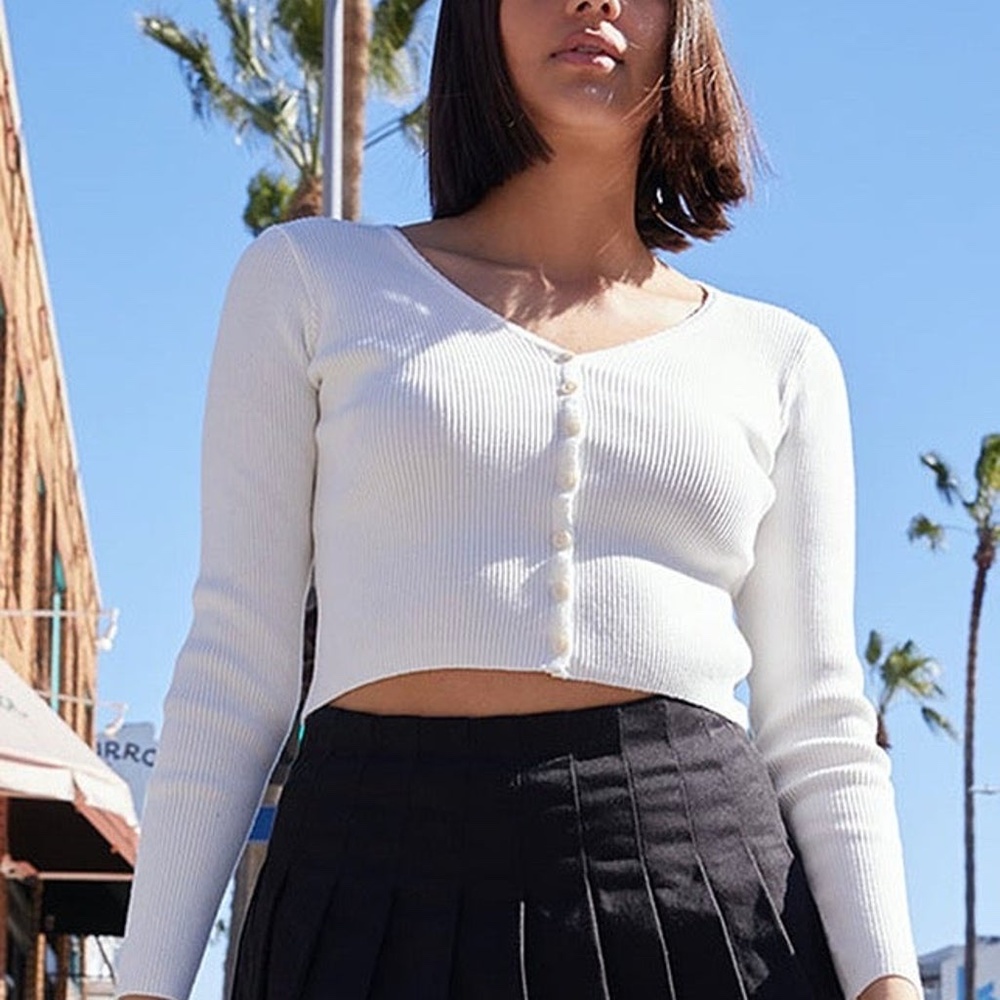 Brandy Melville White Shannon Cardigan